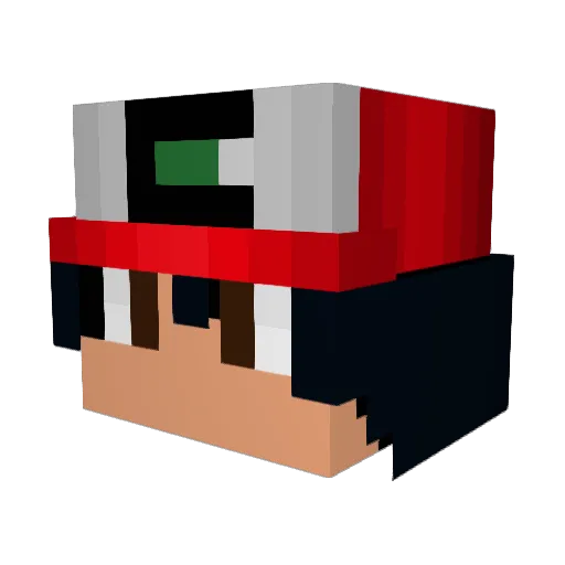 x__Loki__x Minecraft avatar head, 3D render