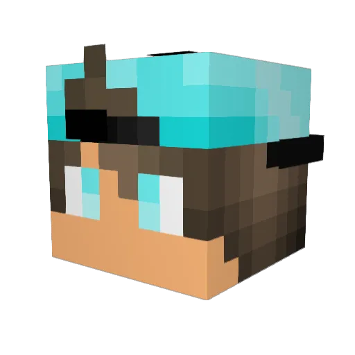 x__Michi__x Minecraft avatar head, 3D render