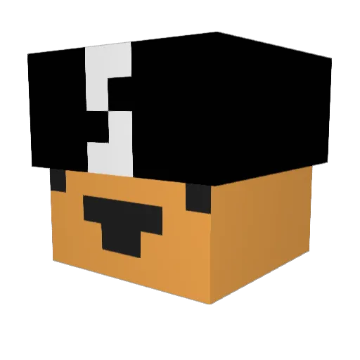 x__lingg Minecraft avatar head, 3D render