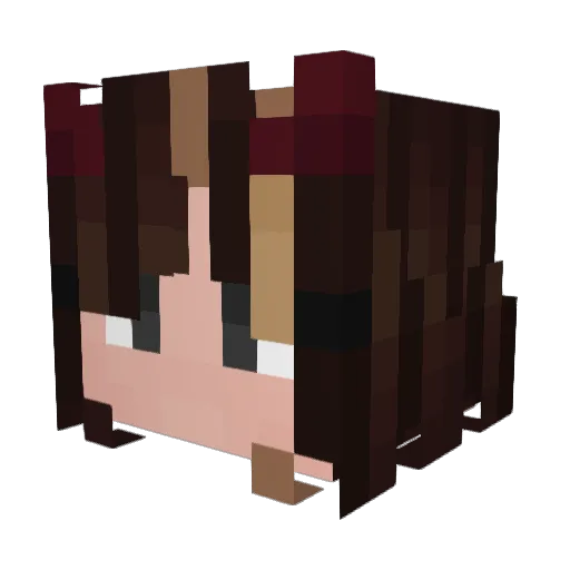 x_deadlihood_x Minecraft avatar head, 3D render