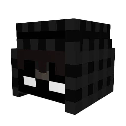 x_e_n_ Minecraft avatar head, 3D render