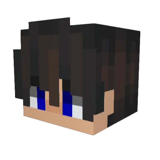 x_eanu_x Minecraft avatar head, 3D render