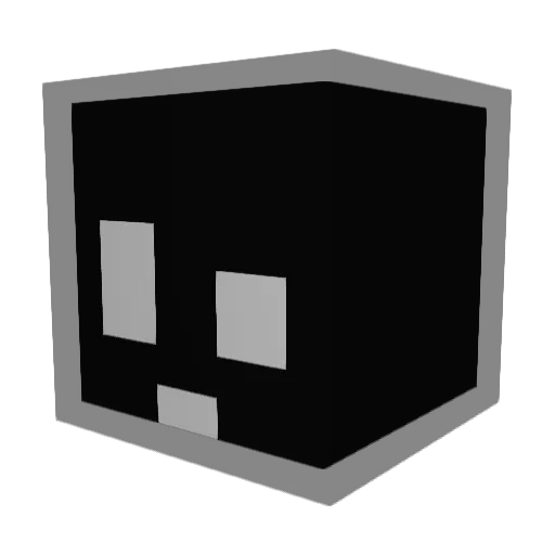 x_eee6 Minecraft avatar head, 3D render