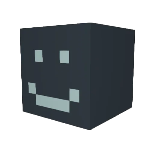 x_farts Minecraft avatar head, 3D render