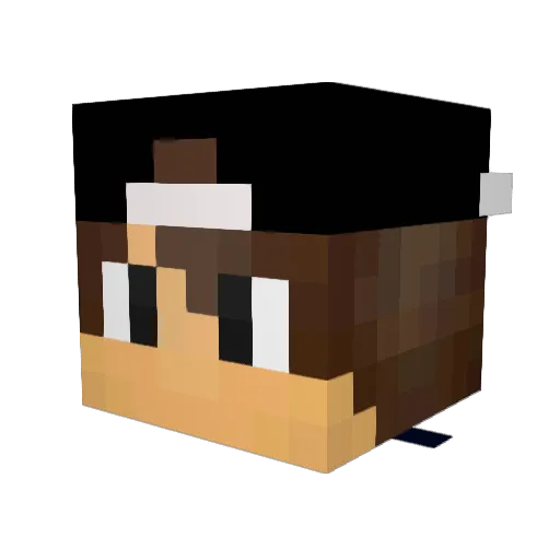 x_gamer92 Minecraft avatar head, 3D render