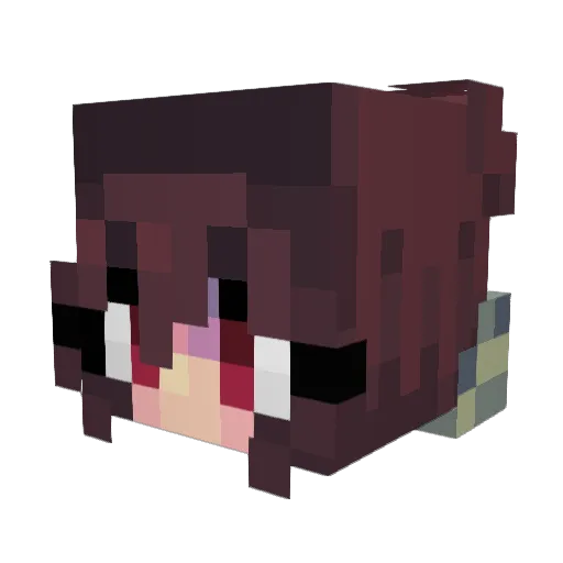 x_loud_Pringle_x Minecraft avatar head, 3D render