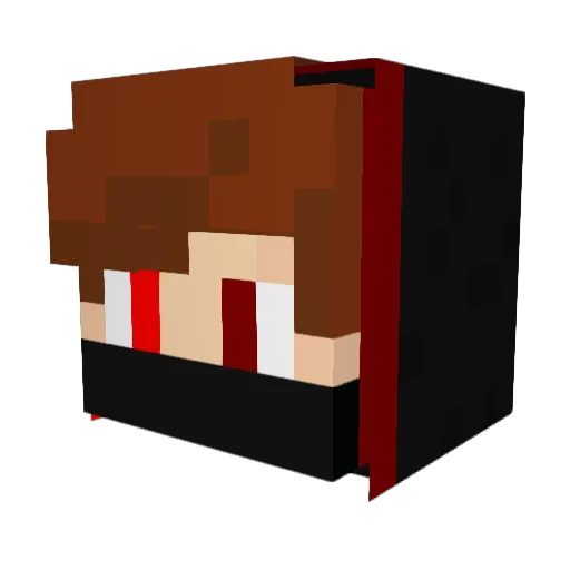 x_marycha_x Minecraft avatar head, 3D render