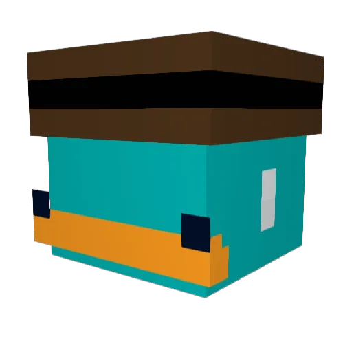 x_rayge22 Minecraft avatar head, 3D render