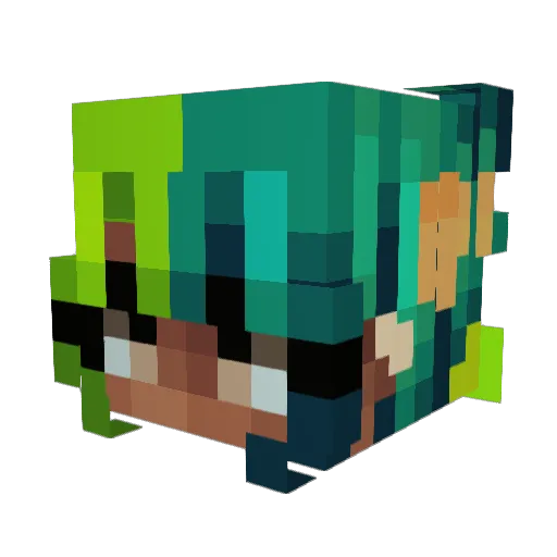 x_siahh_x Minecraft avatar head, 3D render