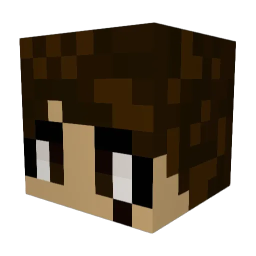 x_tak_x Minecraft avatar head, 3D render