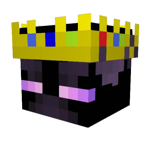 x_waxy Minecraft avatar head, 3D render