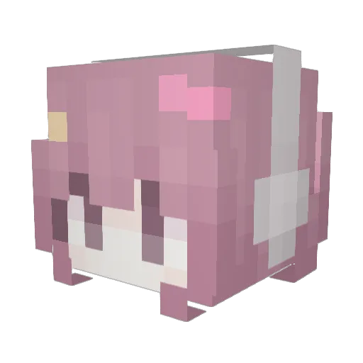 x_x1892176lol Minecraft avatar head, 3D render
