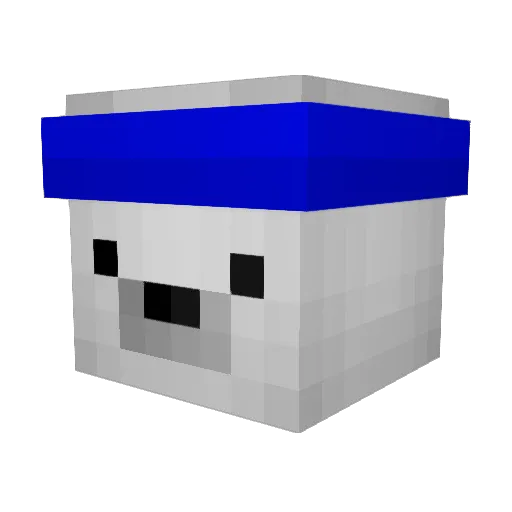 x_xUnknown Minecraft avatar head, 3D render