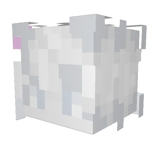 x_xhoon Minecraft avatar head, 3D render