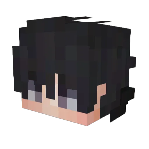 xa1ph_ Minecraft avatar head, 3D render