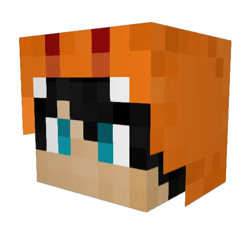 xadxrtx09 Minecraft avatar head, 3D render