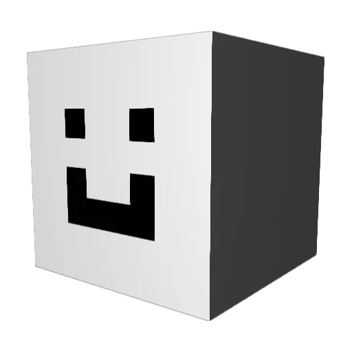 xafbx Minecraft avatar head, 3D render
