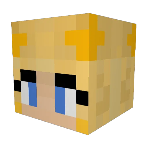 xale847 Minecraft avatar head, 3D render