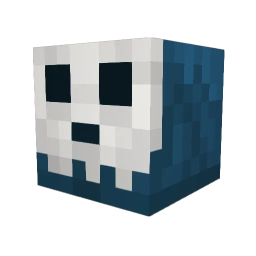 xalpraz Minecraft avatar head, 3D render