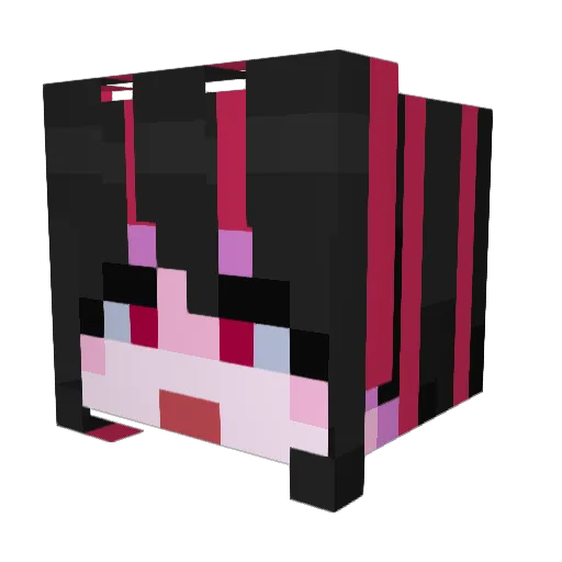xamelix15 Minecraft avatar head, 3D render