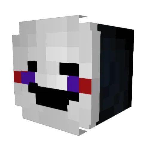 xamynicol Minecraft avatar head, 3D render