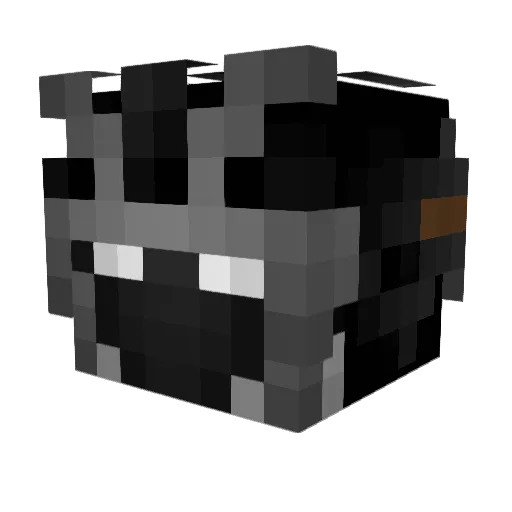 xanadaou Minecraft avatar head, 3D render