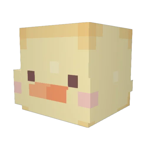 xananyx Minecraft avatar head, 3D render