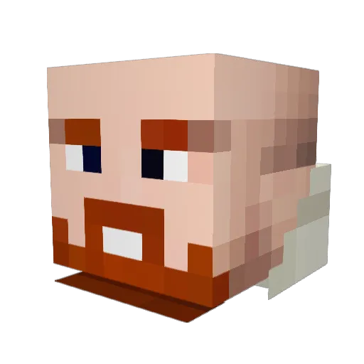 xanax007 Minecraft avatar head, 3D render