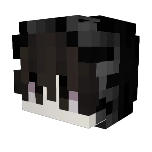 xandcr Minecraft avatar head, 3D render