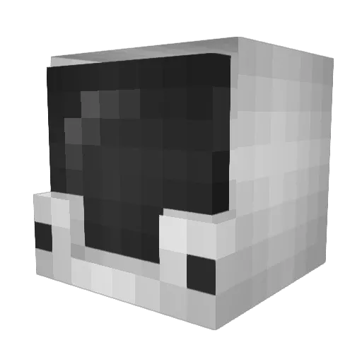 xandejesus Minecraft avatar head, 3D render