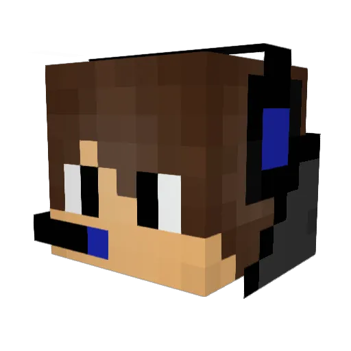 xander3435 Minecraft avatar head, 3D render