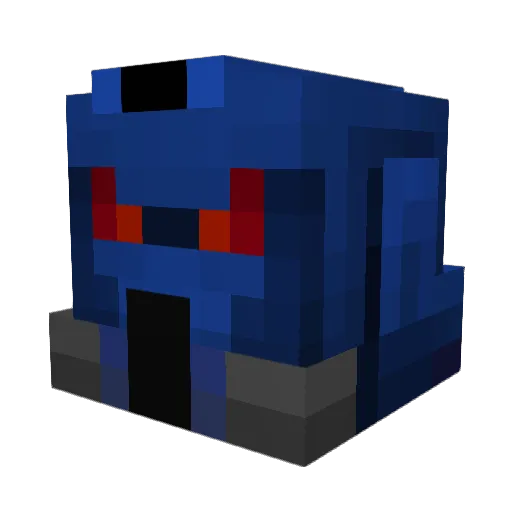 xander537 Minecraft avatar head, 3D render