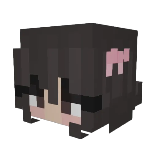 xandycheeks Minecraft avatar head, 3D render