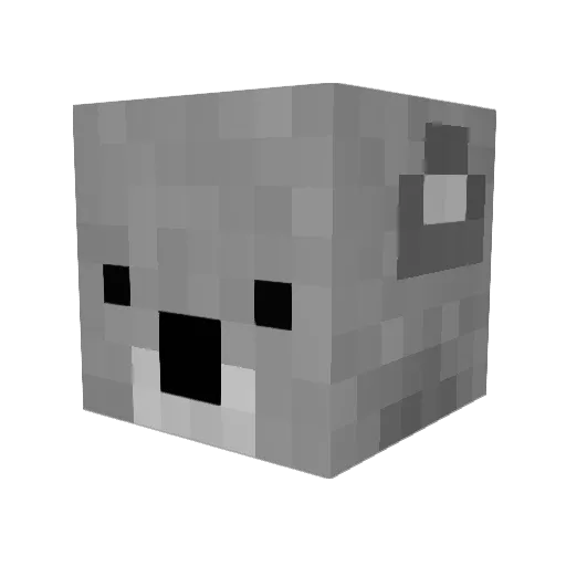 xanierian Minecraft avatar head, 3D render