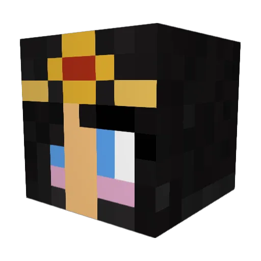 xanilucia Minecraft avatar head, 3D render