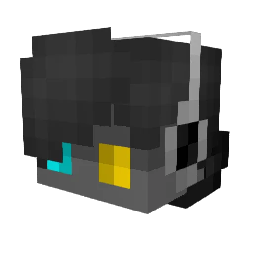 xannyi Minecraft avatar head, 3D render