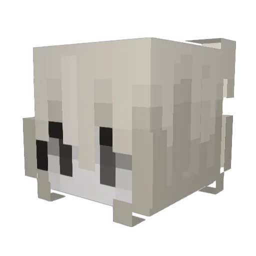 xantlol Minecraft avatar head, 3D render