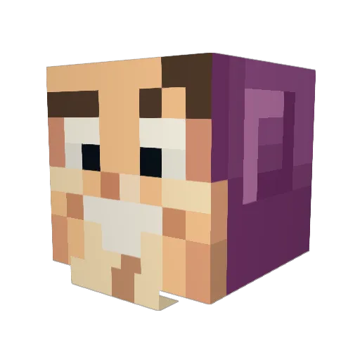 xanto1523 Minecraft avatar head, 3D render