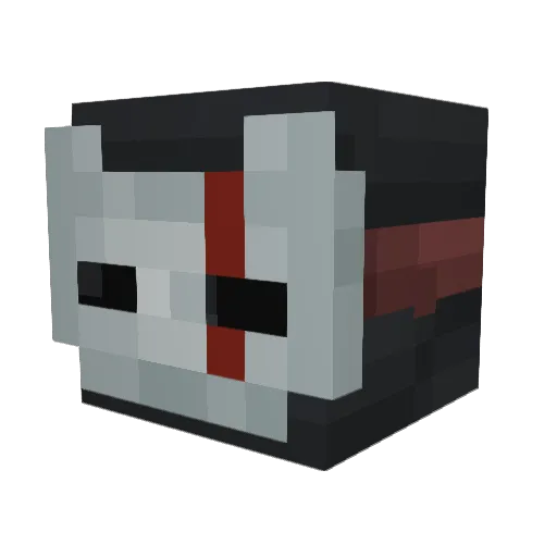 xantoruse Minecraft avatar head, 3D render