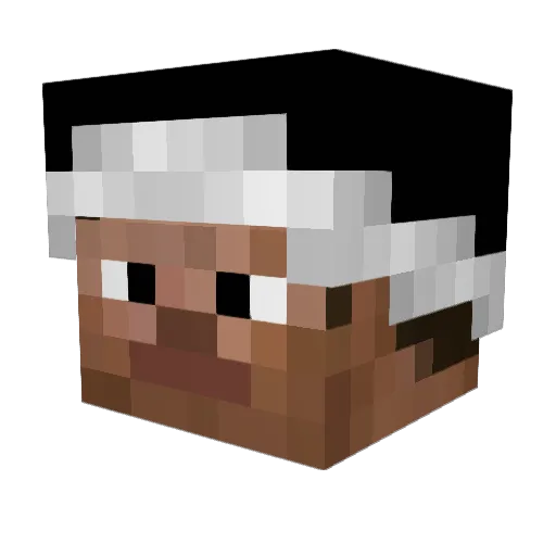 xantric Minecraft avatar head, 3D render