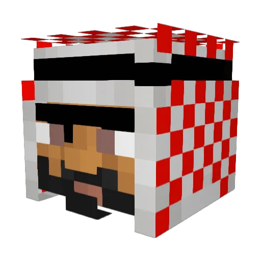 xanvin04 Minecraft avatar head, 3D render