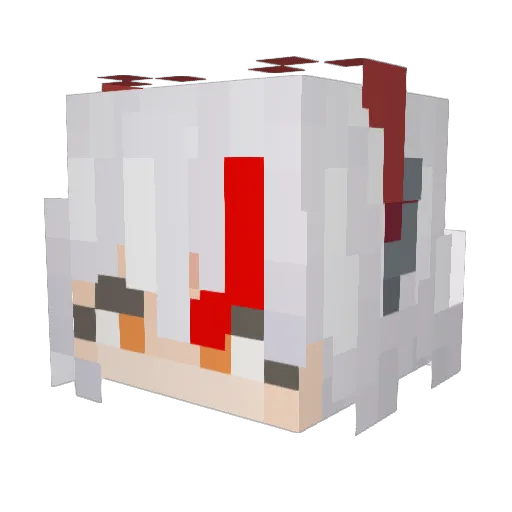 xaq843 Minecraft avatar head, 3D render