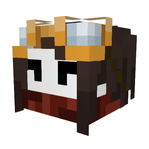 xarquon Minecraft avatar head, 3D render