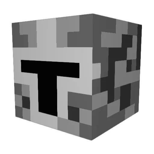 xarzue Minecraft avatar head, 3D render