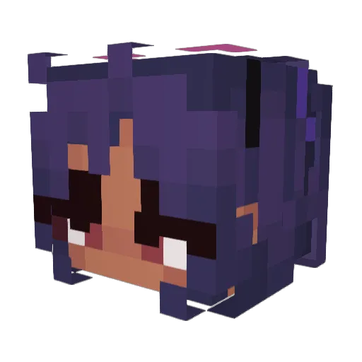 xashix Minecraft avatar head, 3D render