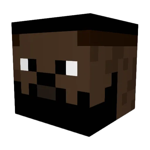 xashqipe Minecraft avatar head, 3D render