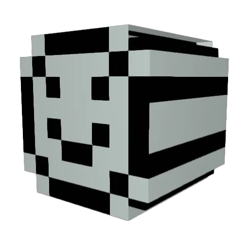 xashros Minecraft avatar head, 3D render