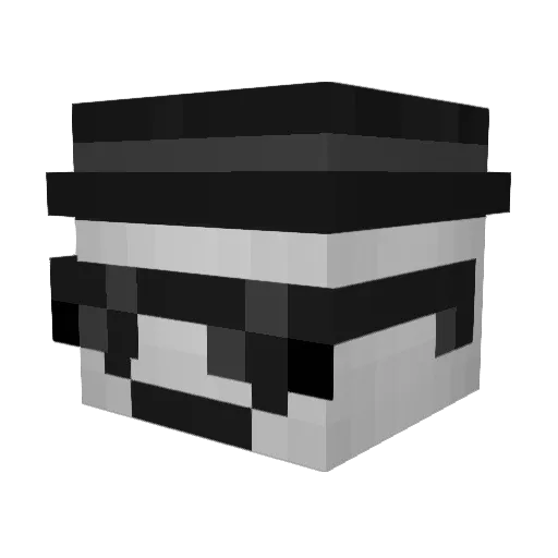 xatilore Minecraft avatar head, 3D render