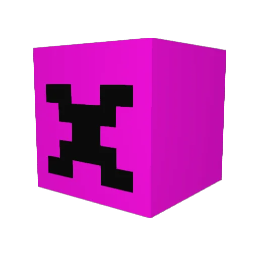 xatorade Minecraft avatar head, 3D render