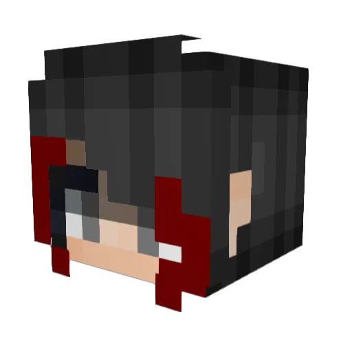 xav4hp Minecraft avatar head, 3D render